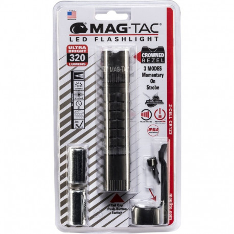Maglite Mag-Tac kroontatud esiosaga taskulamp