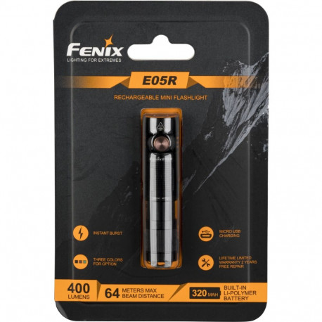 Fenix E05R 400 lm taskulamp