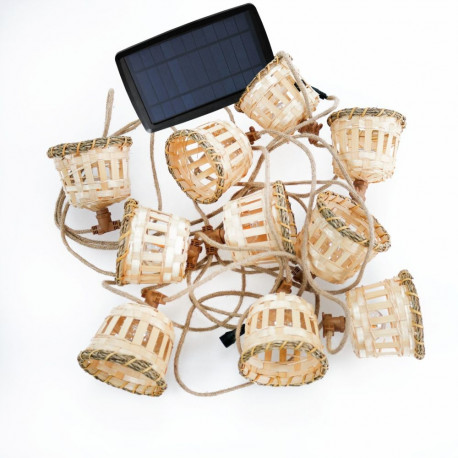 New Garden AURORA GUIRLANDA päikesejõul töötav džuudist valguskett