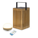 New Garden Okinawa Solar Recharge Lantern Bamboo