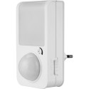 REV LED Plug-In Wall Light with Motion Detector 2,5W white