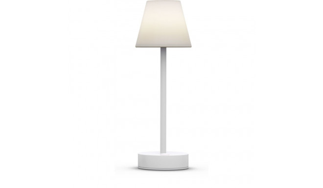 New Garden Lola Slim 30 Battery Table Lamp White