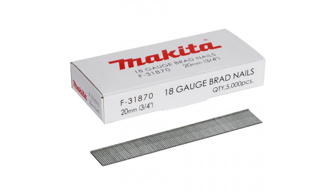 Makita peenviimistlusnaelad 1,2x20mm F-31870 5000 tk