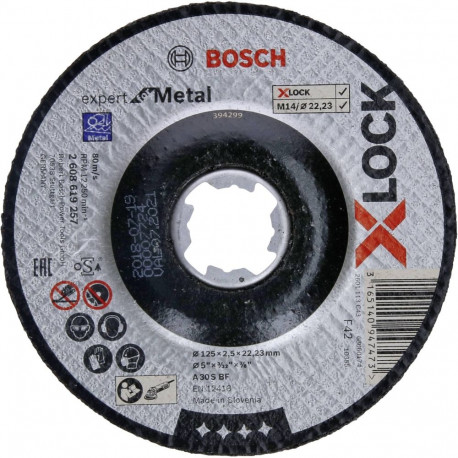Bosch X-LOCK Cutting Disc EfM 125x2,5mm