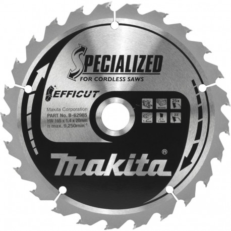 Makita B-62985 EFFICUT saeleht 165x20x25Z