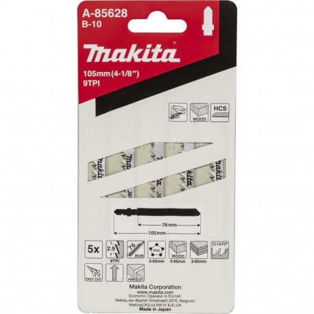 Makita A-85628 Jigsaw Blade B-10