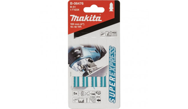 Makita B-06476 tikksaeleht B-51 metall 5 tk