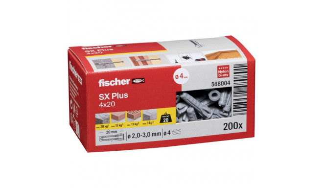 Fischer SX 4x20 tüübel 200 tk