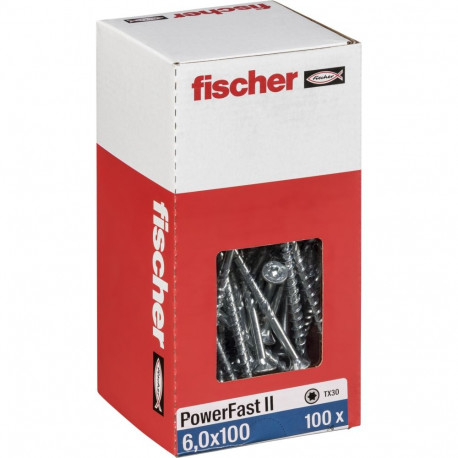 Fischer PowerFast II 6,0x100 SK TX TG blvz 100