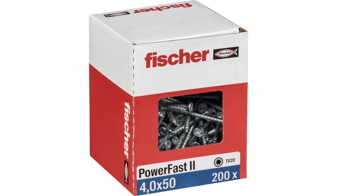Fischer PowerFast II 4,0x50 SK TX TG blvz 200