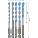 Bosch  HEX-9 MC Drill Bit Set 5 pcs  5.5/6/7/8