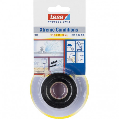 Tesa silikoonlint 3m x 25mm Prem. Prof.Xtr.Cond. must 04600