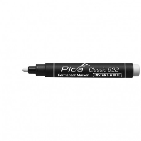 Pica Permanent Marker INSTANT white, Bullet Tip, 1-4mm