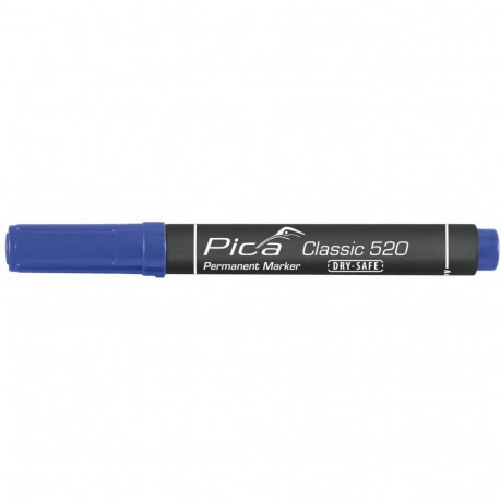 Pica Permanent Marker 1-4mm, Round Tip, Blue