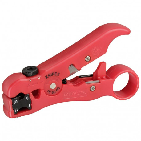 KNIPEX Wire stripping tool for coax and data cable