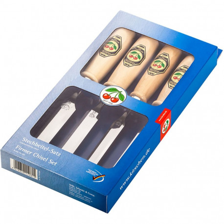 Kirschen Firmer Chisel Set 4pcs 1181 SB in Display Box 1181000