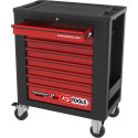 KS Tools PERFORMANCEplus P15 must/punane Tööriistakäru