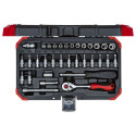 GEDORE red Socket Set 1/4   33-pieces