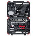 GEDORE red Socket Set 1/4  + 1/2   92-pieces