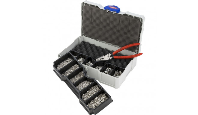 KNIPEX Krimptangide komplekt juhtmepistikute jaoks
