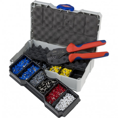KNIPEX Crimp Assortment for End Sleeves with Crimping Pliers