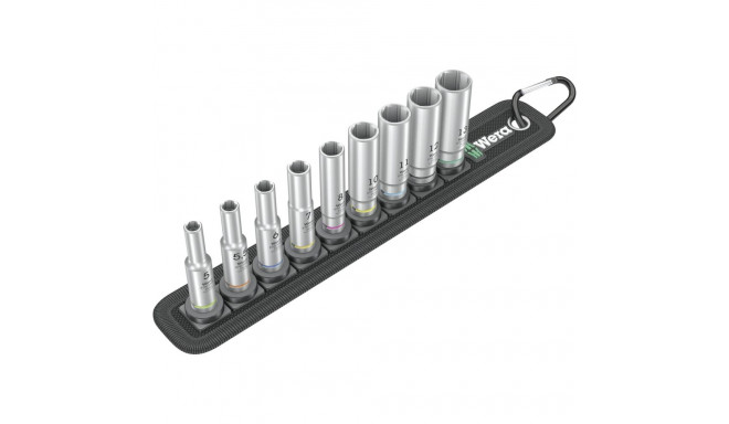 WERA Belt A Deep 1 padrunikomplekt, 1/4 drive