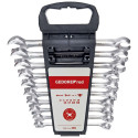 GEDORE red Combination Ratchet open-end Spanner 10-pieces