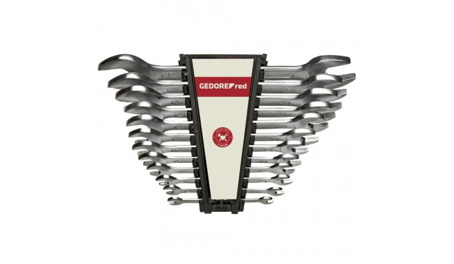 GEDORE red Double open-ended Spanner Set 12-pieces