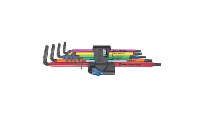 WERA 967/9 TX XL värviline HF 1 L-võtmete komplekt
