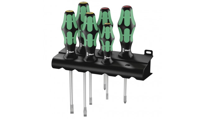 WERA 334/6 Kraftform Plus Lasertip screwdriver set