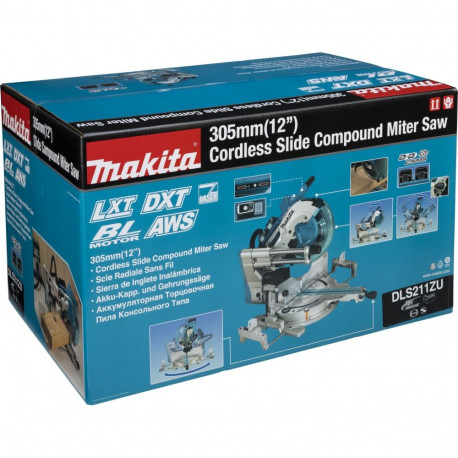 Makita DLS211ZU juhtmevaba ristlõikesaag