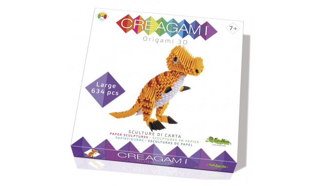 Creagami origami 3D T-Rex 634 tükki