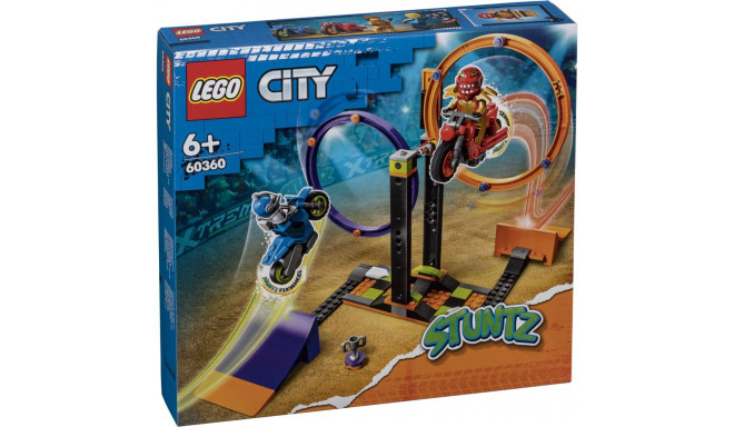 LEGO City Stuntz 60360 pöörlev trikinäituse väljakutse