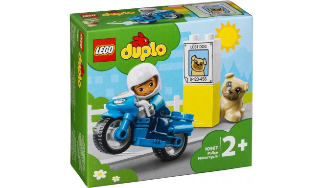 LEGO Duplo 10967 politsei mootorratas