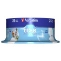 1x25 Verbatim CD-R 80 / 700MB 52x Kiirus, DataLifePlus prinditav