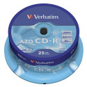 1x25 Verbatim Data Life Plus CD-R 80, 52x Kiirus, kookkarp