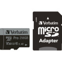 Verbatim microSDXC Pro     256GB Class 10 UHS-I incl Adapter