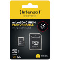 Intenso microSDHC 32GB Klass 10 UHS-I U1 Kiirus