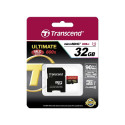 Transcend microSDHC MLC     32GB Class 10 UHS-I 600x + SD-Adapter