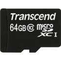 Transcend microSDXC 64GB Klass 10 + SD Adapter