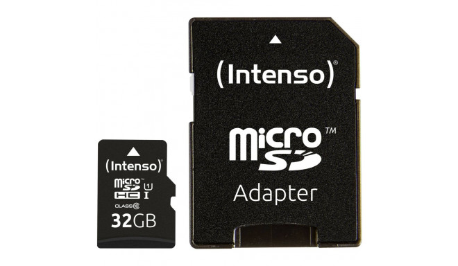 Intenso microSDHC Card      32GB C10 UHS-I Premium with Adapter