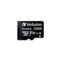 Verbatim microSDXC 128GB Class 10 UHS-I koos adapteriga 44085