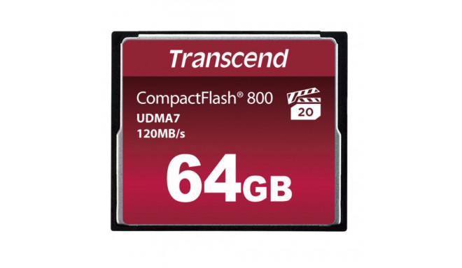 Transcend Compact Flash 64GB 800x