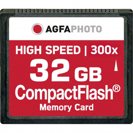 AgfaPhoto Compact Flash 32GB suure kiirusega 300x MLC