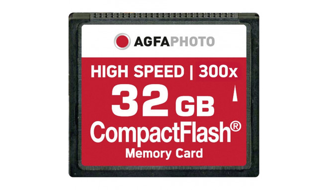 AgfaPhoto Compact Flash     32GB High Speed 300x MLC