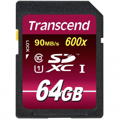 Transcend SDXC 64GB Class10 UHS-I 600x Ultimate mälukaart