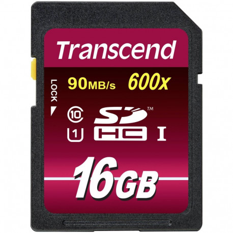 Transcend SDHC 16GB Class10 UHS-I 600x Ultimate mälukaart