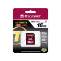Transcend SDHC 16GB Class10 UHS-I 600x Ultimate Mälukaart