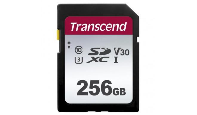 Transcend SDXC 300S 256GB Class 10 UHS-I U3 V30 Mälukaart