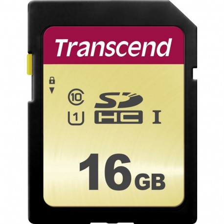 Transcend SDHC 500S 16GB Class 10 UHS-I U1 V30